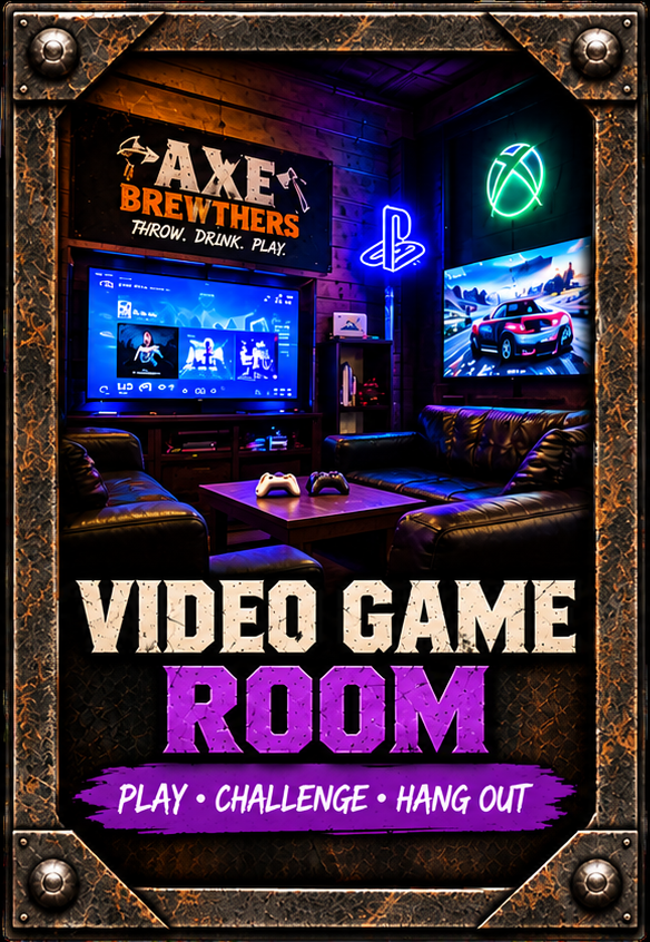 video game room badge